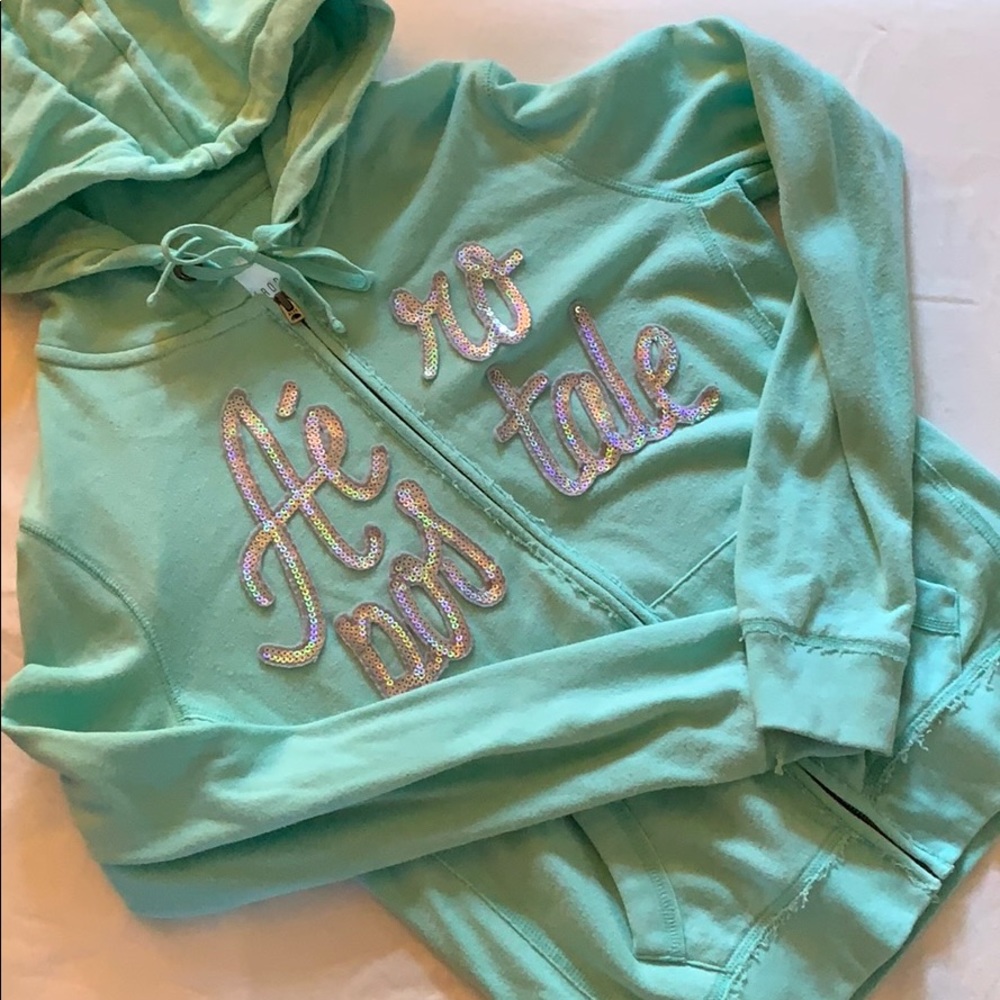 Teal hoodie